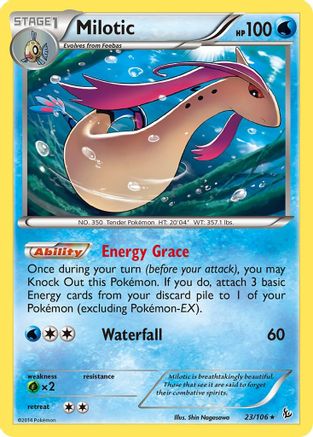 Milotic 023/106 - XY Flashfire Reverse Holofoil