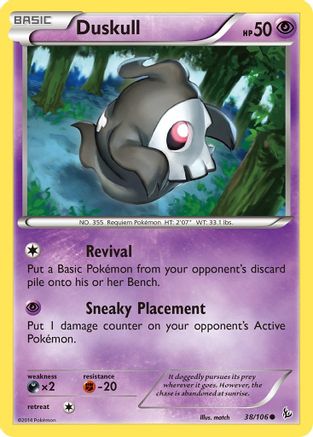 Duskull 038/106 - XY Flashfire