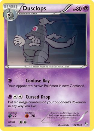 Dusclops 039/106 - XY Flashfire