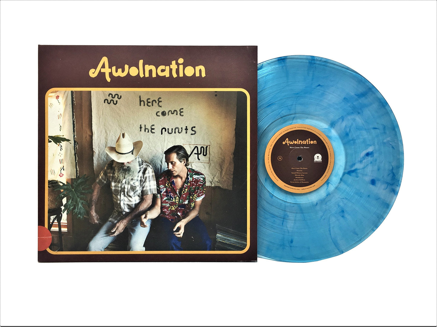 AWOLNATION - Here Come the Runts (Limited Edition Marbled Aqua Blue Colored Vinyl)