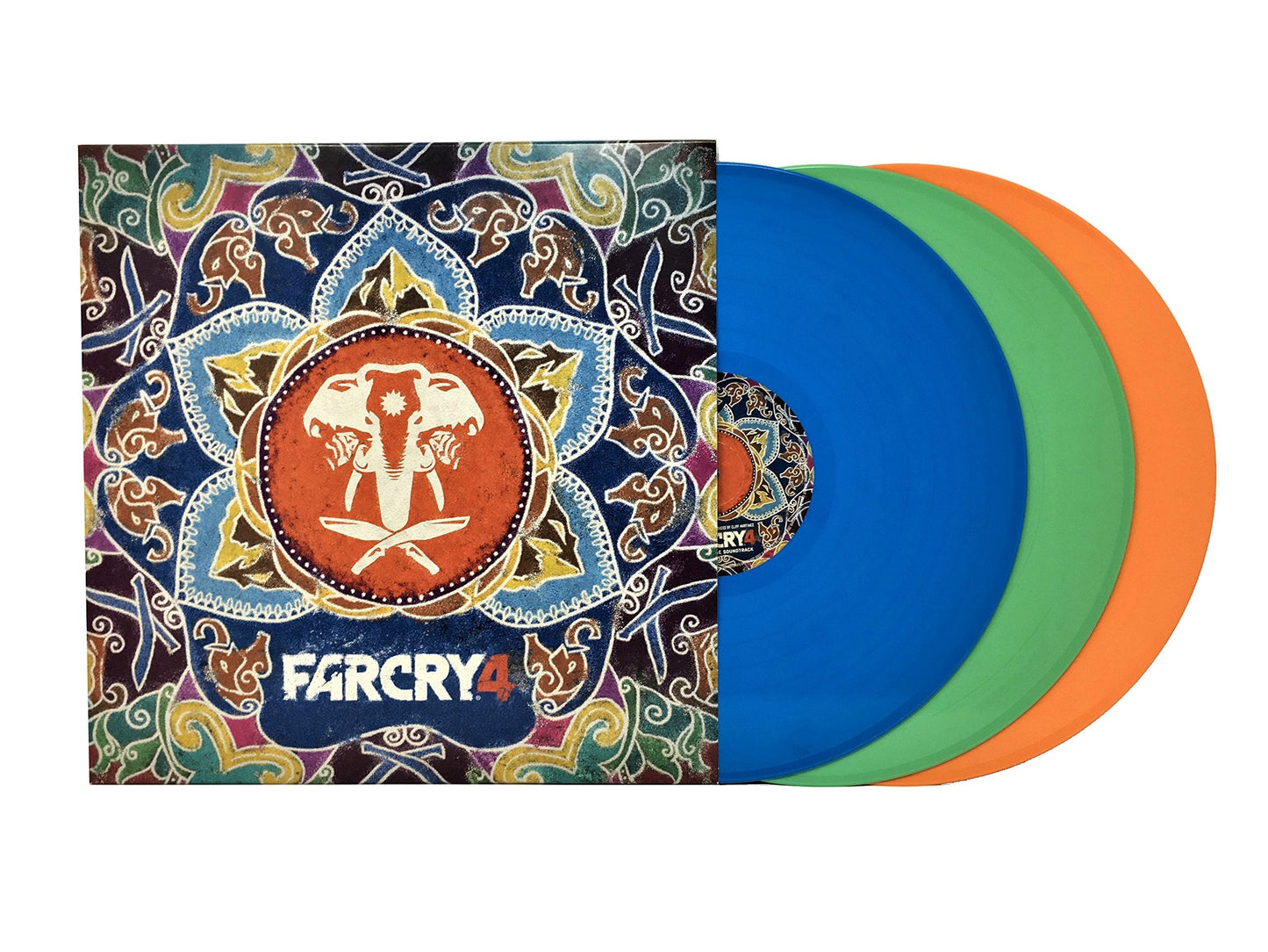 Far Cry 4 Soundtrack (Limited Edition Blue, Green and Orange Colored 3xLP)
