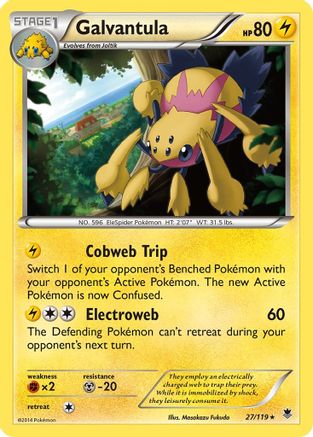 Galvantula 027/119 - XY Phantom Forces Reverse Holofoil