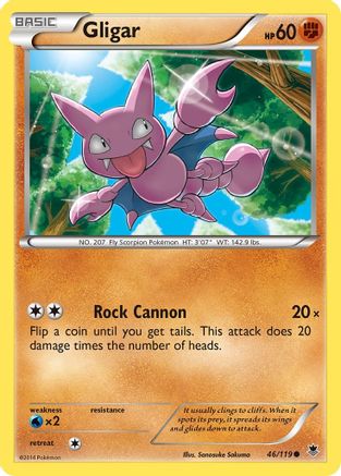 Gligar 046/119 - XY Phantom Forces