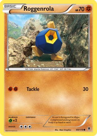 Roggenrola 048/119 - XY Phantom Forces
