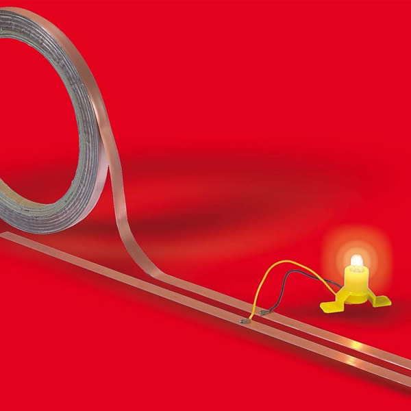 Busch 1799 HO Scale Flat Copper Cable -- 33' 10m Roll