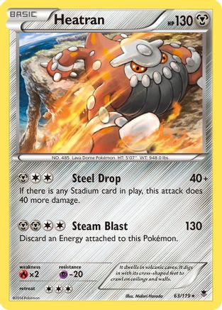Heatran 063/119 - XY Phantom Forces Holofoil