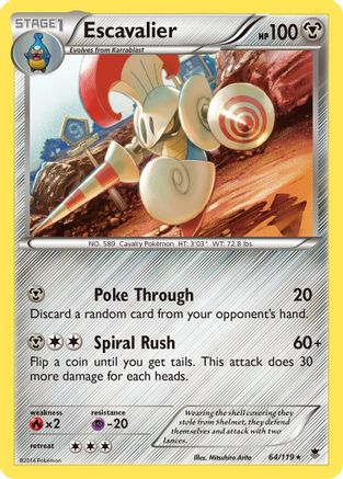 Escavalier 064/119 - XY Phantom Forces
