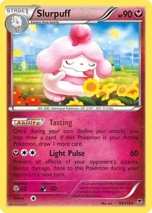 Slurpuff 069/119 - XY Phantom Forces Holofoil