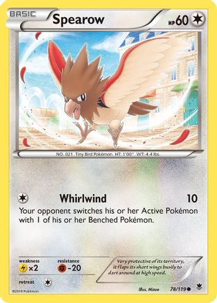 Spearow 078/119 - XY Phantom Forces