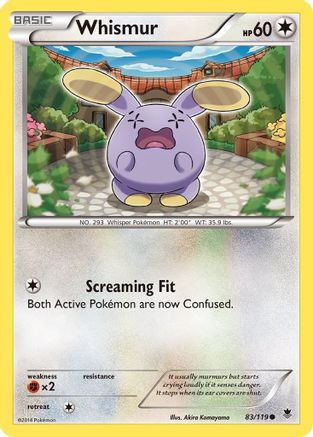 Whismur 083/119 - XY Phantom Forces