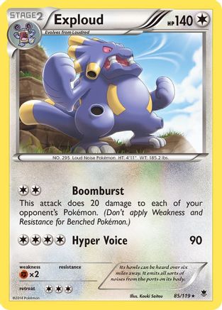 Exploud 085/119 - XY Phantom Forces