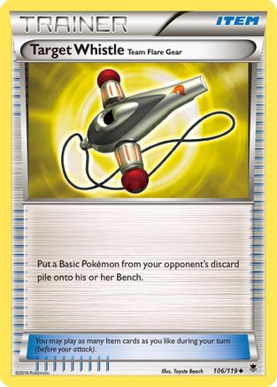 Target Whistle 106/119 - XY Phantom Forces