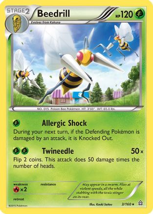 Beedrill 003/160 - XY Primal Clash