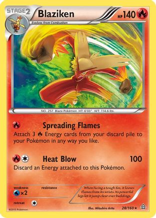 Blaziken 028/160 - XY Primal Clash Holofoil