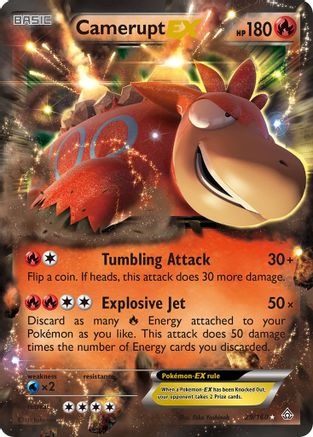 Camerupt EX 029/160 - XY Primal Clash Holofoil