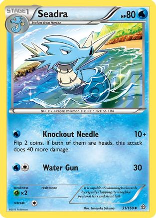 Seadra 031/160 - XY Primal Clash Reverse Holofoil