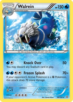 Walrein 048/160 - XY Primal Clash Reverse Holofoil