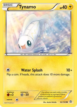 Tynamo 062/160 - XY Primal Clash Reverse Holofoil