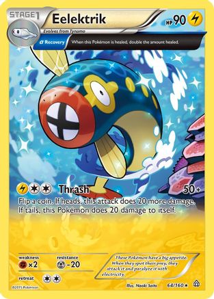 Eelektrik (Alpha) 064/160 - XY Primal Clash Reverse Holofoil