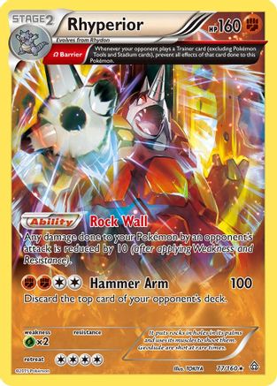 Rhyperior (Omega) 077/160 - XY Primal Clash Holofoil