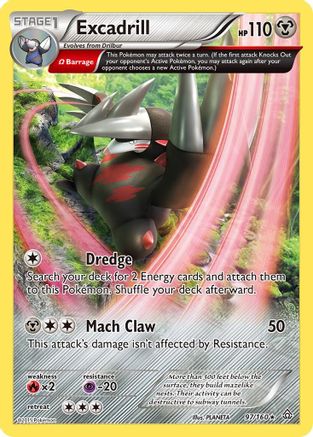Excadrill (Omega) 097/160 - XY Primal Clash Holofoil