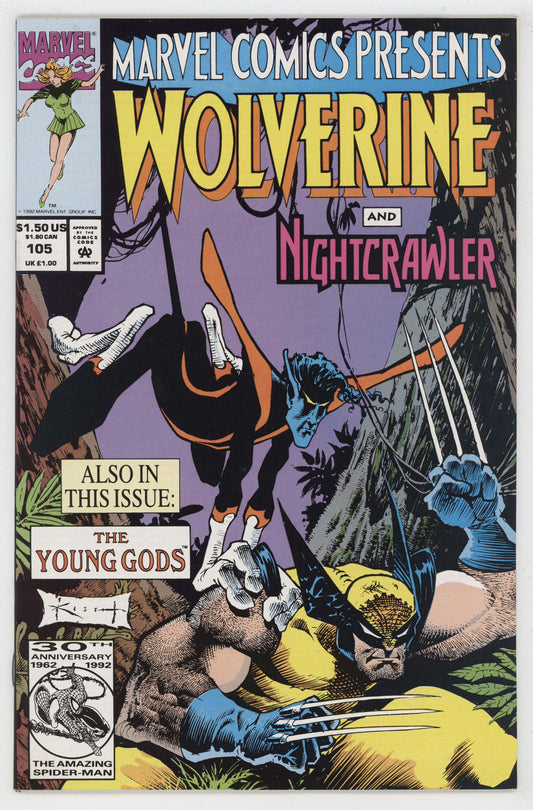 Marvel Comics Presents 105 1992 NM Wolverine Ghost Rider Sam Kieth
