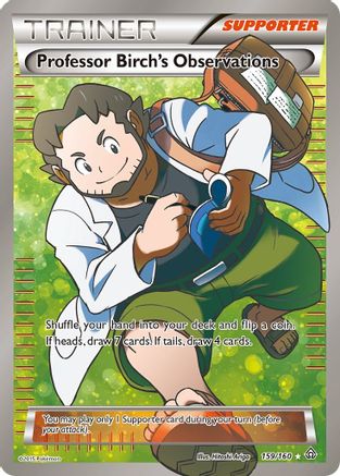 Professor Birch's Observations (Full Art) 159/160 - XY Primal Clash Holofoil