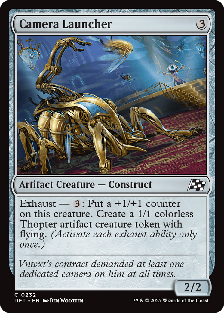Camera Launcher (DFT-232) - Aetherdrift - Golden Apple Comics