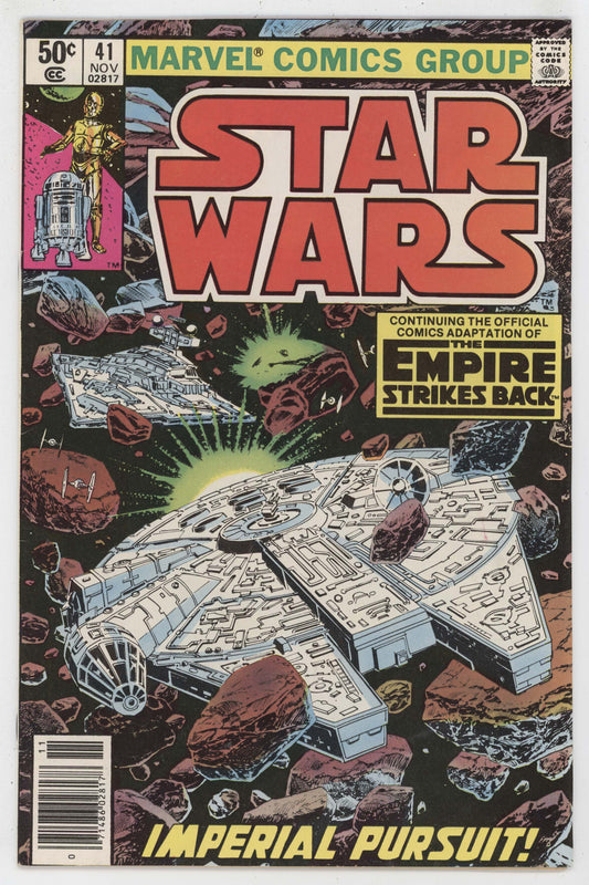 Star Wars 41 Marvel 1980 VF Millenium Falcon Yoda Empire Strikes Back