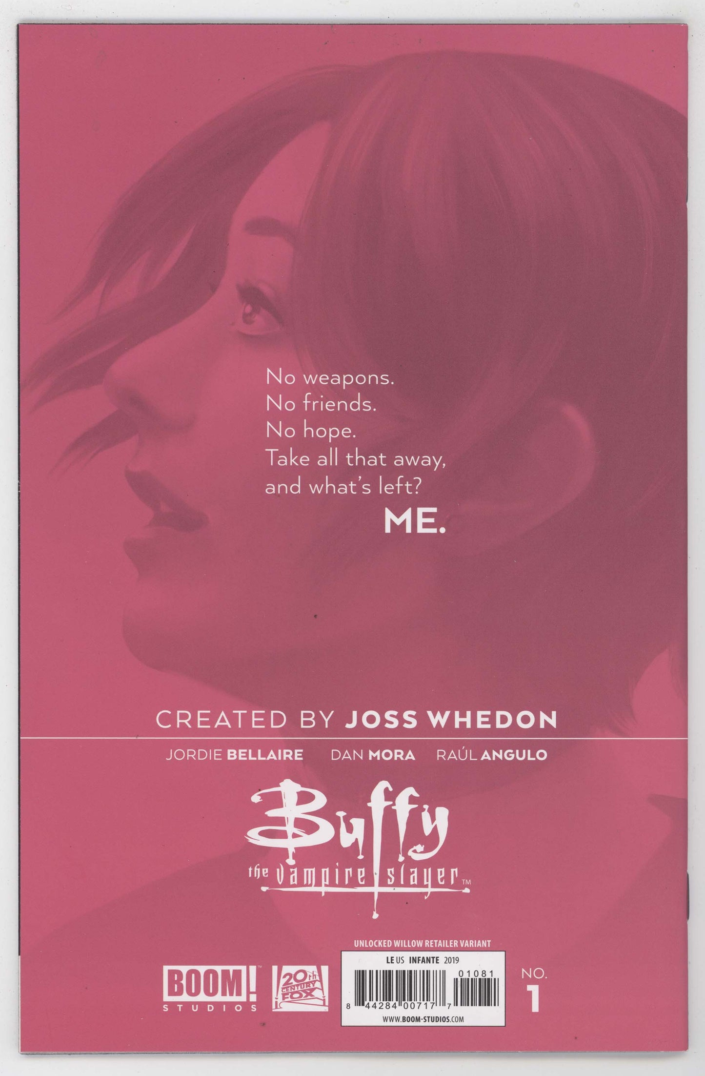 Buffy the Vampire Slayer #1 1:25 Slayer Variant BOOM - Golden Apple Comics