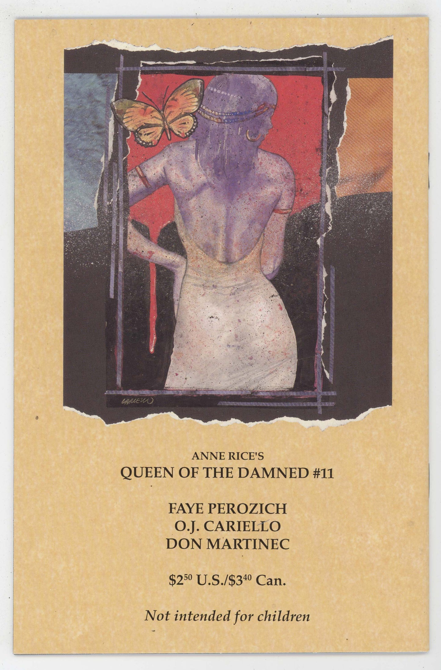 Queen Of The Damned 11 Innovation 1993 NM Anne Rice GGA Louis Brad Pitt Pin-Up