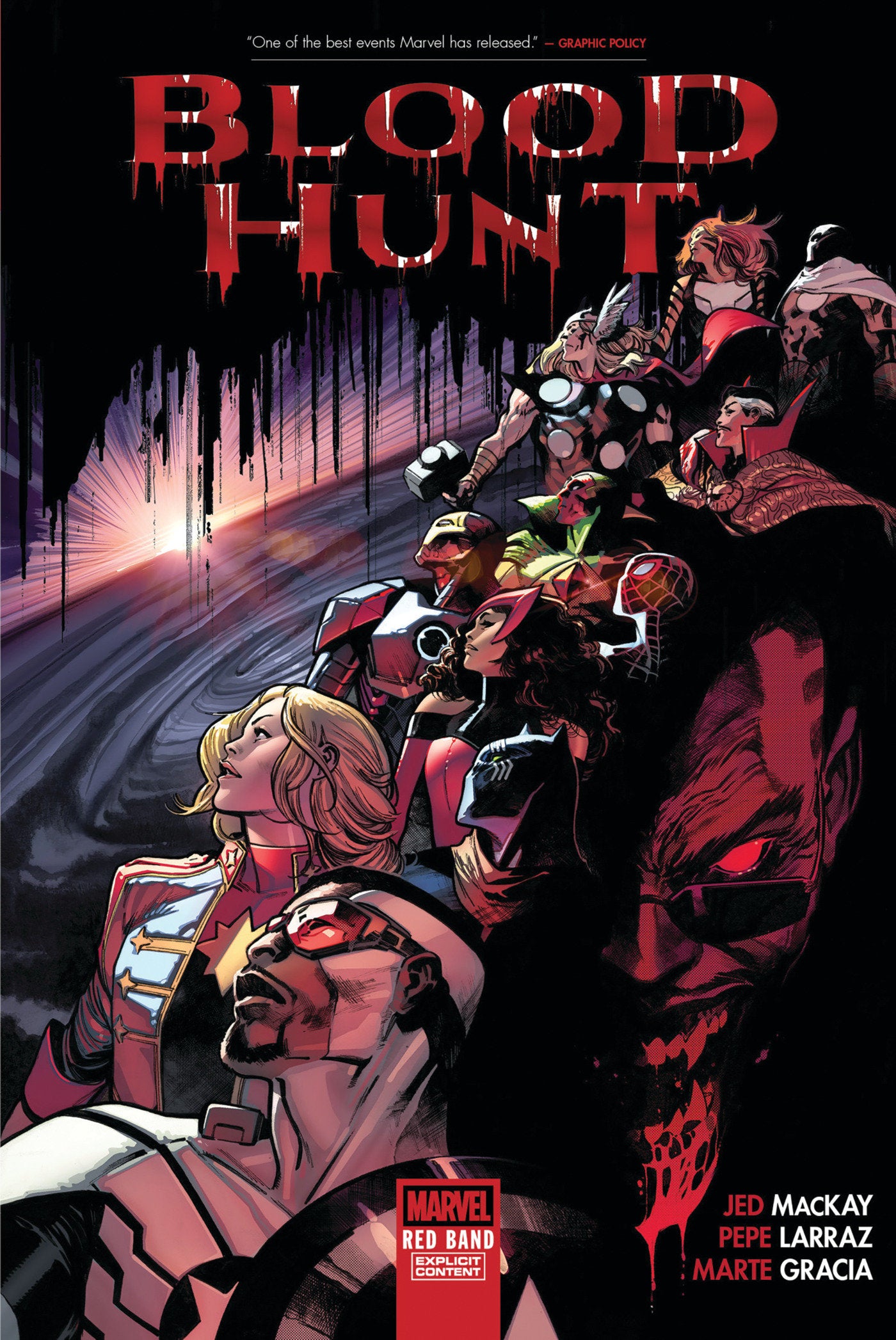 Blood Hunt Red Band HC (08/05/2025) Marvel - Golden Apple Comics