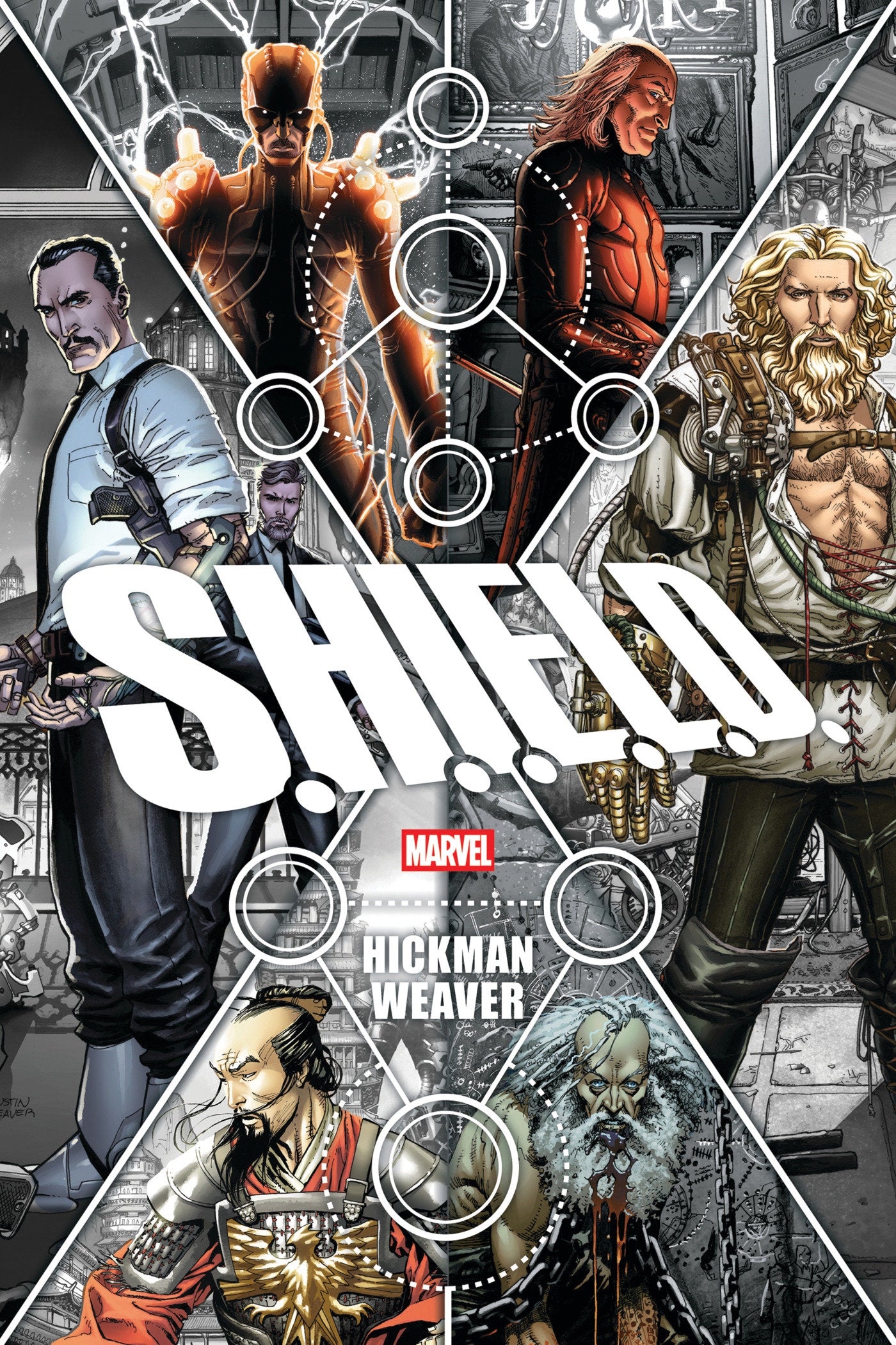 S.H.I.E.L.D. By Hickman & Weaver Omnibus Dustin Weaver DM Hc (10/21/2025) Marvel - Golden Apple Comics