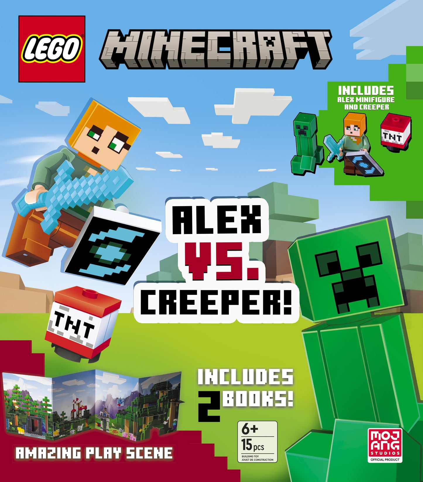 Alex Vs Creeper (Lego Minecraft) (09/02/2025) Random House Children'S Books