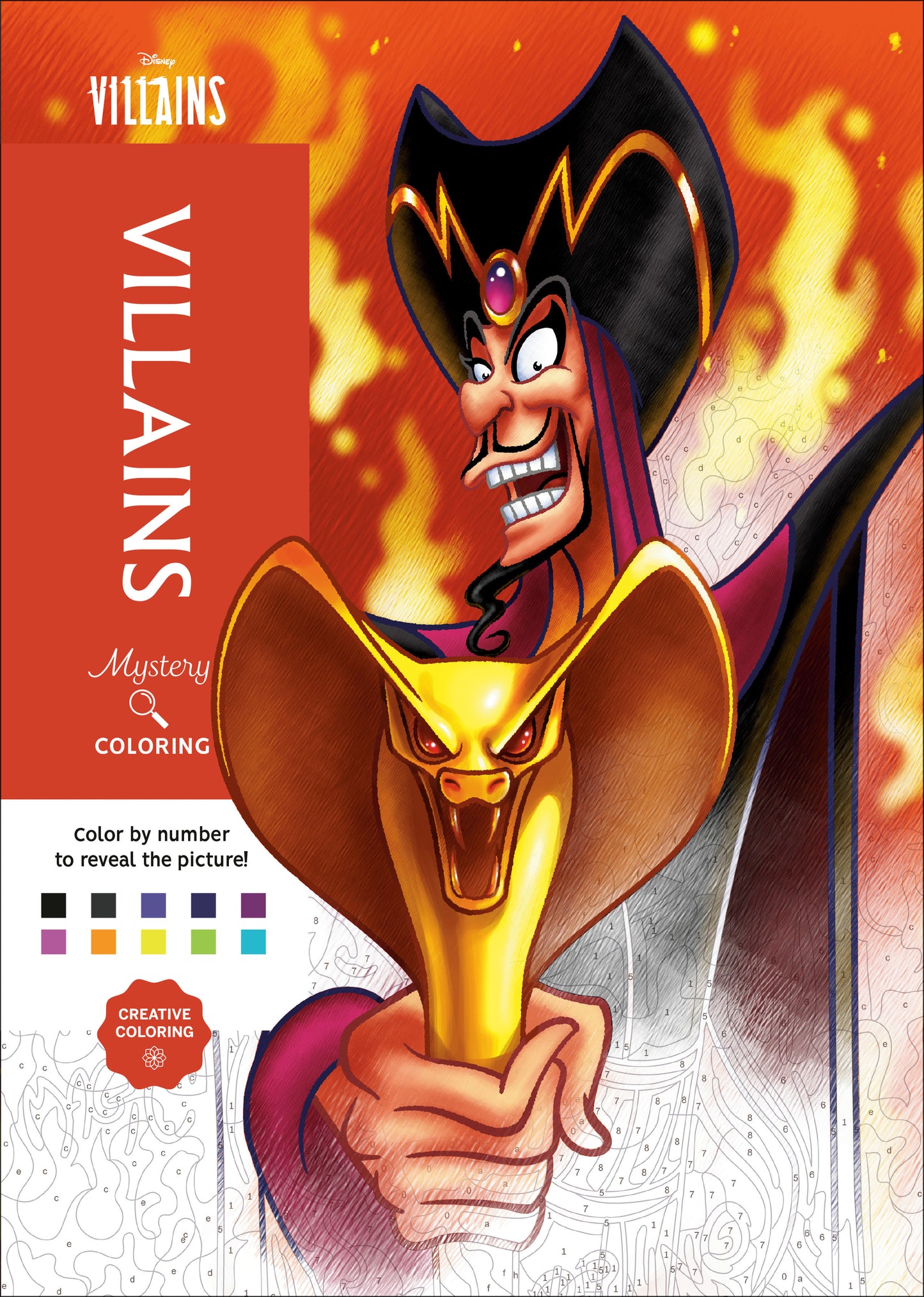 Disney Mystery Coloring: Disney Villains Tp (01/13/2026) Random House Worlds