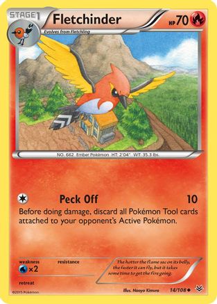 Fletchinder 014/108 - XY Roaring Skies