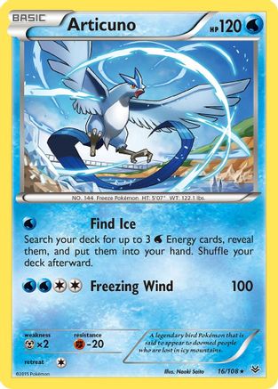 Articuno 016/108 - XY Roaring Skies Reverse Holofoil
