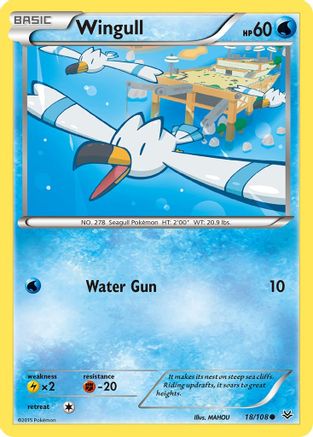 Wingull 018/108 - XY Roaring Skies