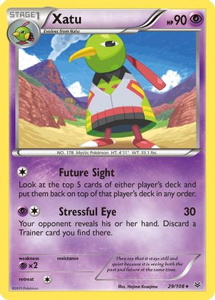 Xatu 029/108 - XY Roaring Skies Reverse Holofoil