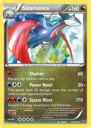 Salamence 057/108 - XY Roaring Skies Holofoil