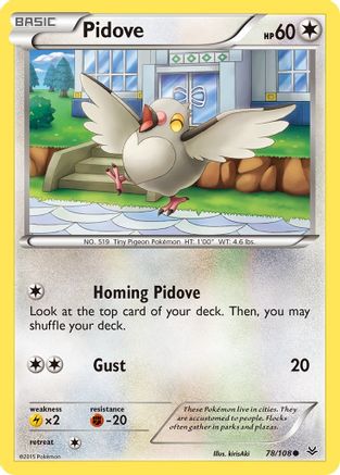 Pidove 078/108 - XY Roaring Skies