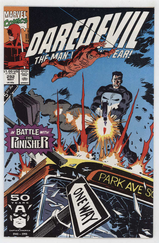 Daredevil 292 Marvel 1991 NM Lee Weeks