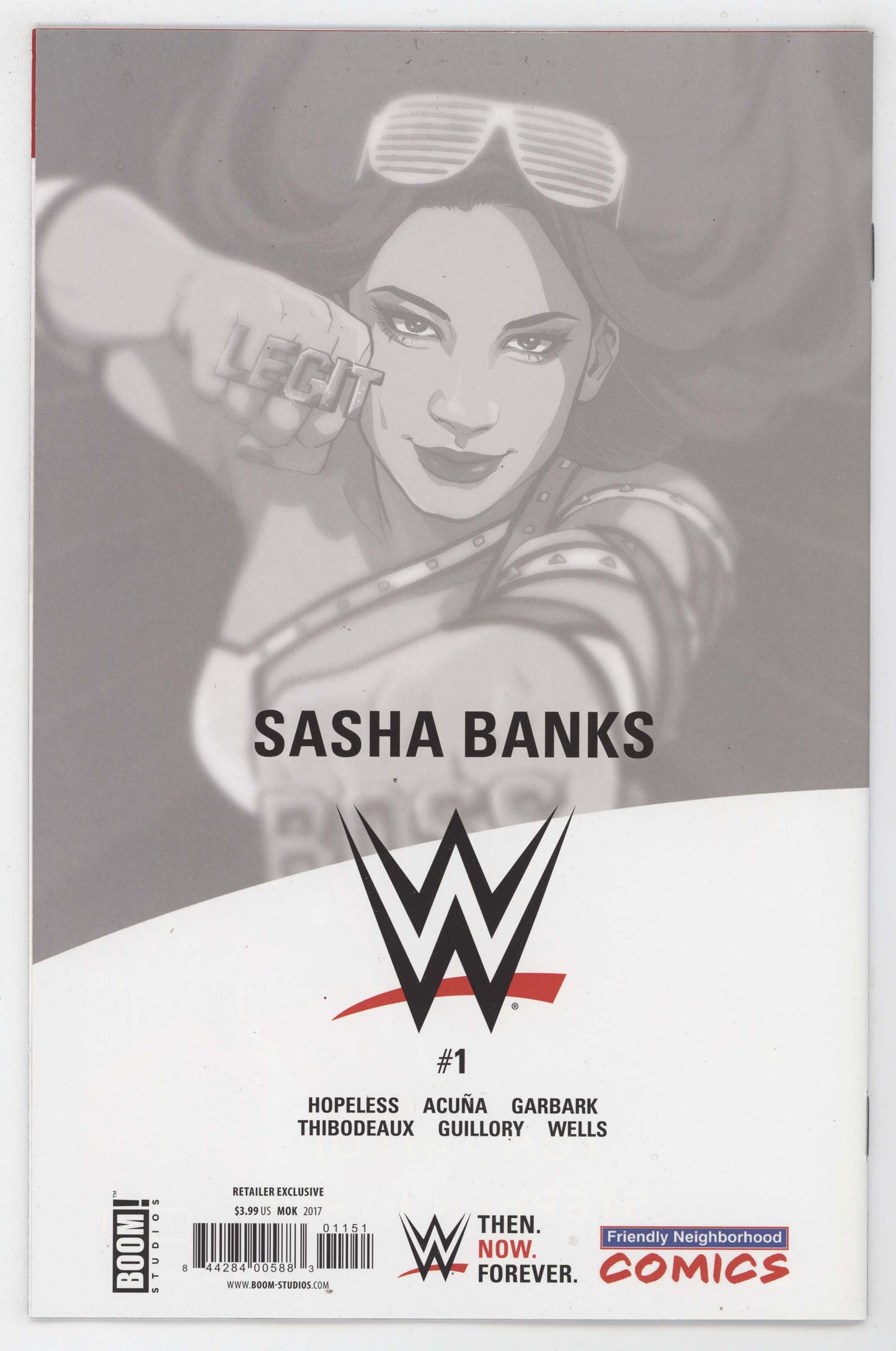 WWE #1 Then Now Forever The New Day Friendly Neighborhood Comics Variant BOOM - Golden Apple Comics
