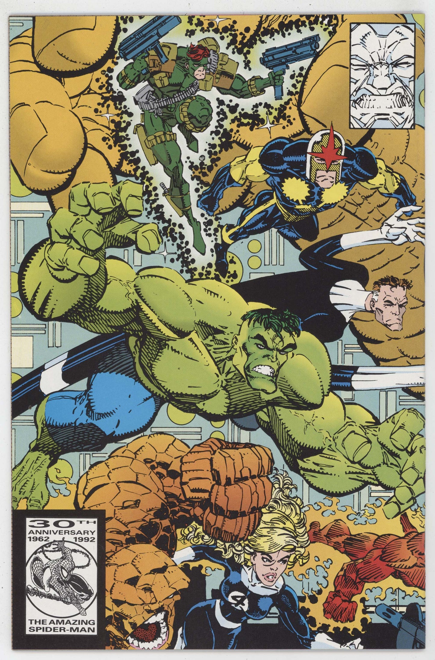 Spider-Man 23 Marvel 1992 NM Erik Larsen Hulk Ghost Rider Deathlok - Golden Apple Comics