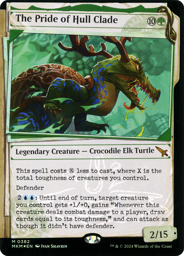 The Pride of Hull Clade (MKM-382) - Murders at Karlov Manor: (Showcase) Foil