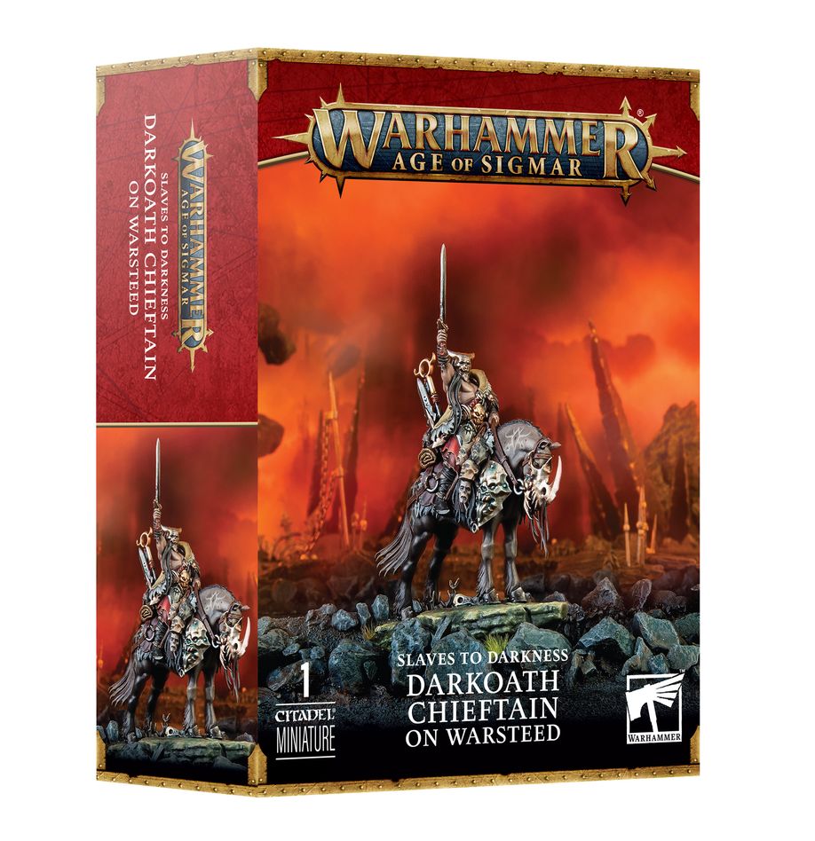 Warhammer: Slaves to Darkness – Darkoath Chieftan on Warsteed - Golden Apple Comics