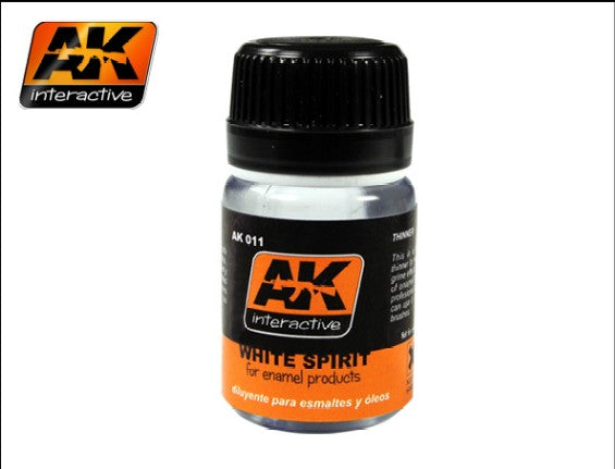 AK Interactive 11 White Spirit Enamel Thinner 35ml Bottle