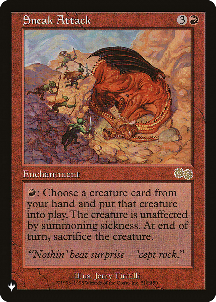 Sneak Attack (LIST-USG-218) - The List