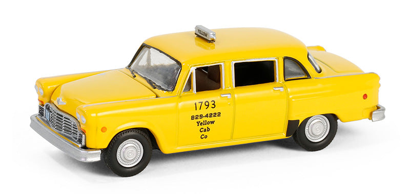 Greenlight 62030-C 1/64 Scale Yellow Cab #1793 - 1980 Checker Taxicab