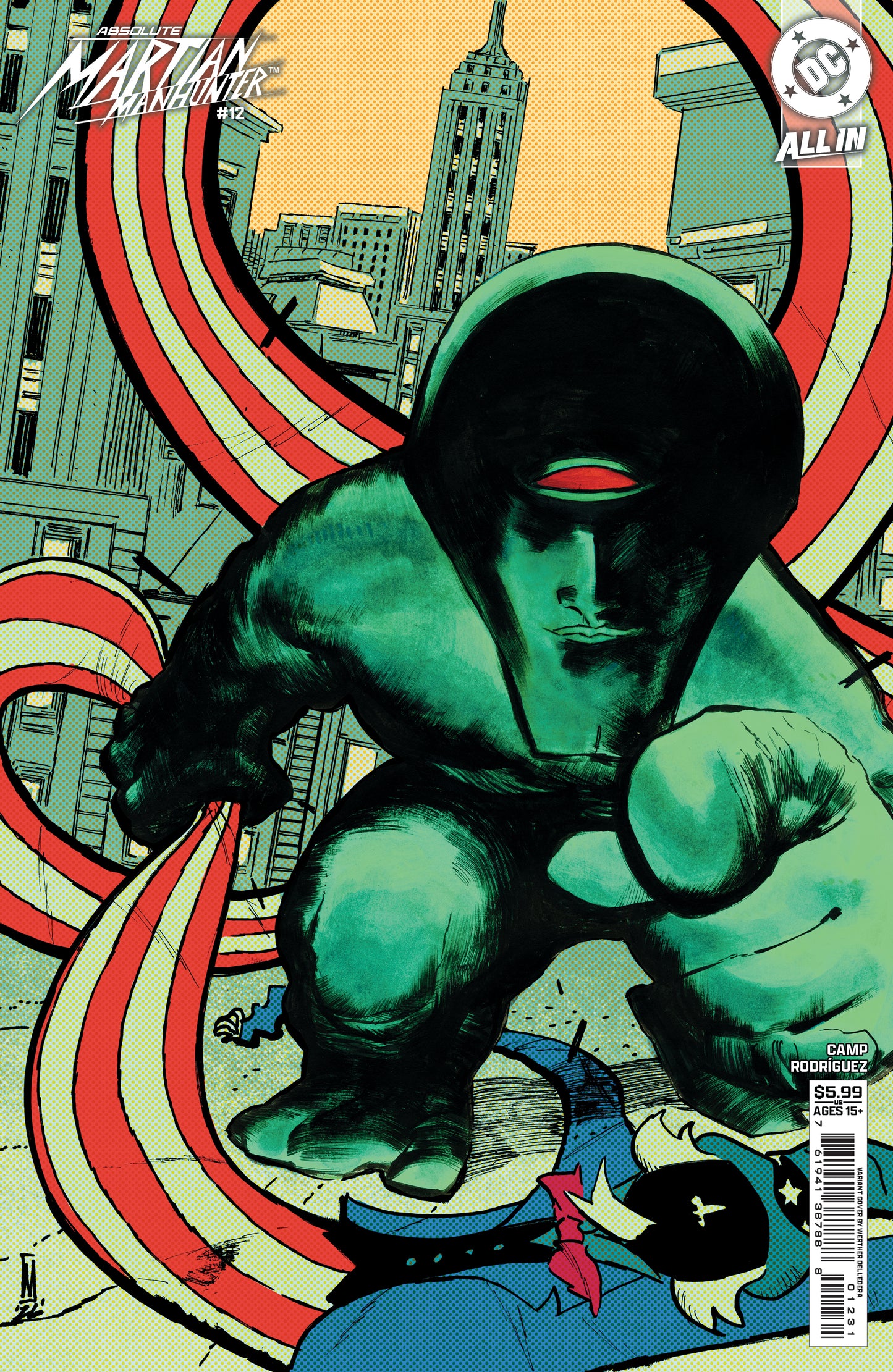 Absolute Martian Manhunter #12 C Werther Dell Edera Variant (06/24/2026) Dc - Golden Apple Comics